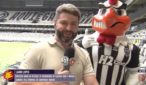Galo Doido vidente? Mascote profetiza placar de Atlético x América na Arena MRV