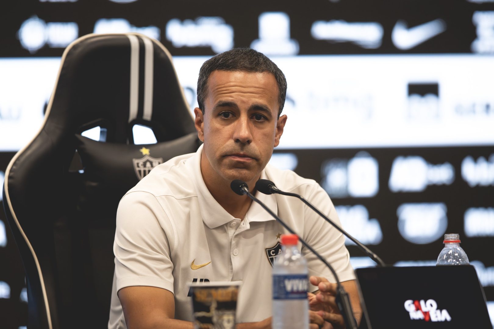 Lucas Gonçalves, auxiliar técnico do Atlético (foto: Pedro Souza/Atlético)