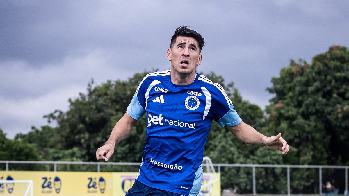 Lucas Villalba, jogador do Cruzeiro (foto: Gustavo Aleixo/Cruzeiro)