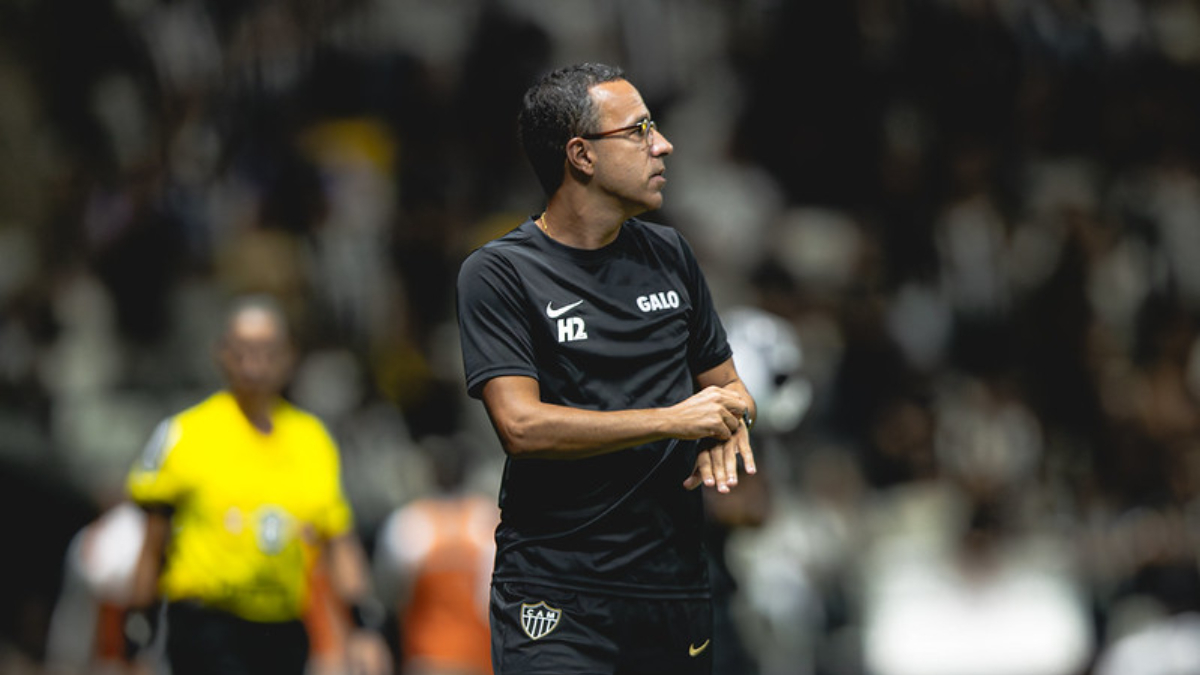 Lucas Gonçalves, auxiliar fixo do Atlético (foto: Pedro Souza/Atlético)