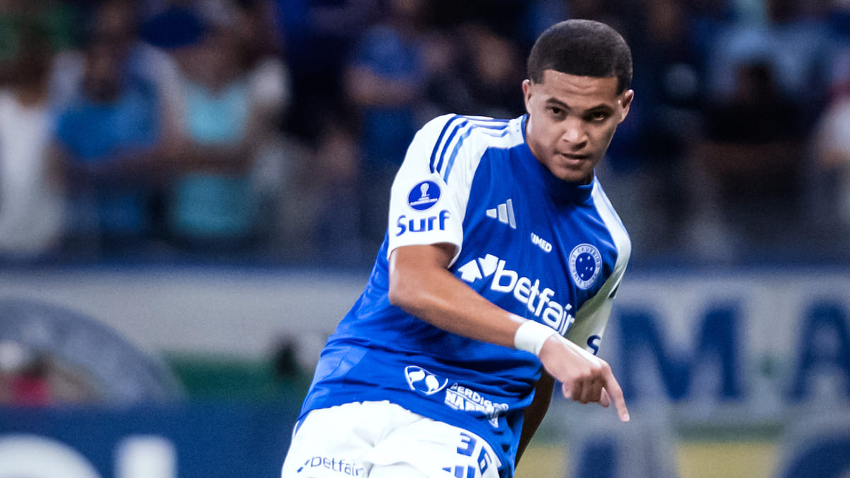 Kauã Prates, jogador do Cruzeiro (foto: Gustavo Aleixo/Cruzeiro)