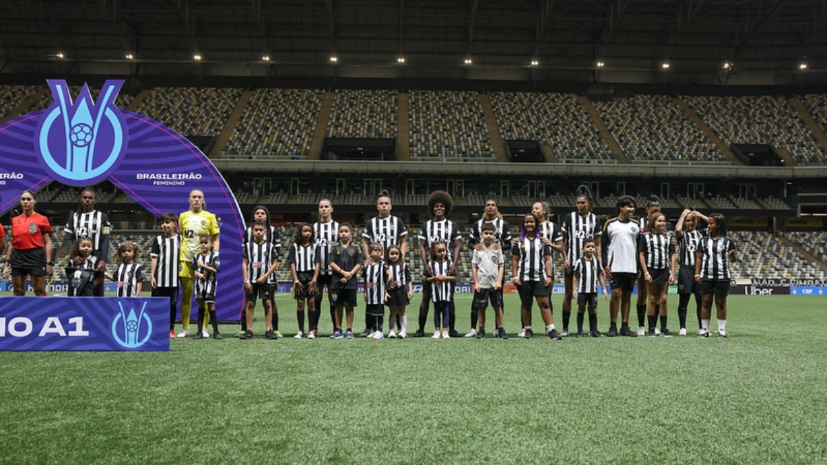 Atlético em jogo na Arena MRV (foto: Daniela Veiga / Atlético)