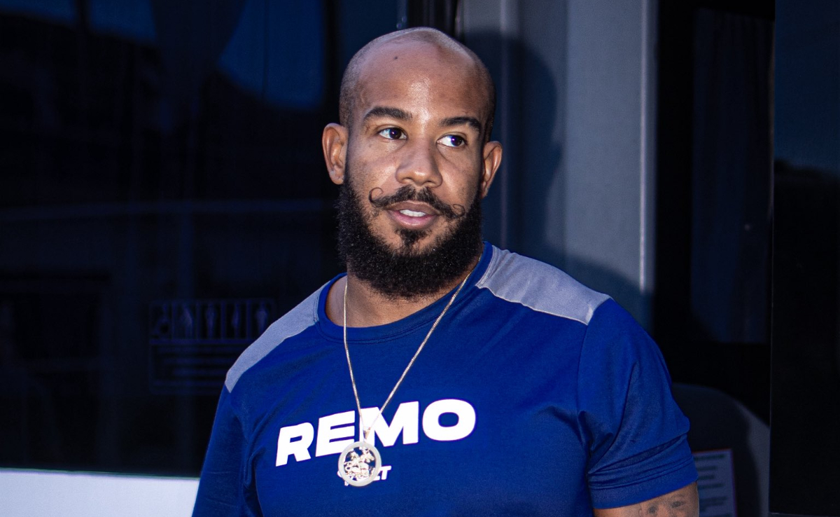 Patrick, ex-meia do Atlético, com a camisa do Remo (foto: Talita Gouvêa/Remo)