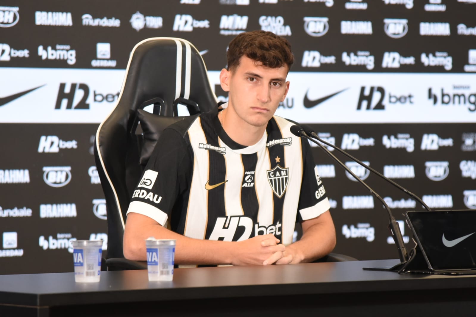 Tomás Pérez, novo primeiro volante do Atlético (foto: Gladyston Rodrigues/EM/D.A. Press)