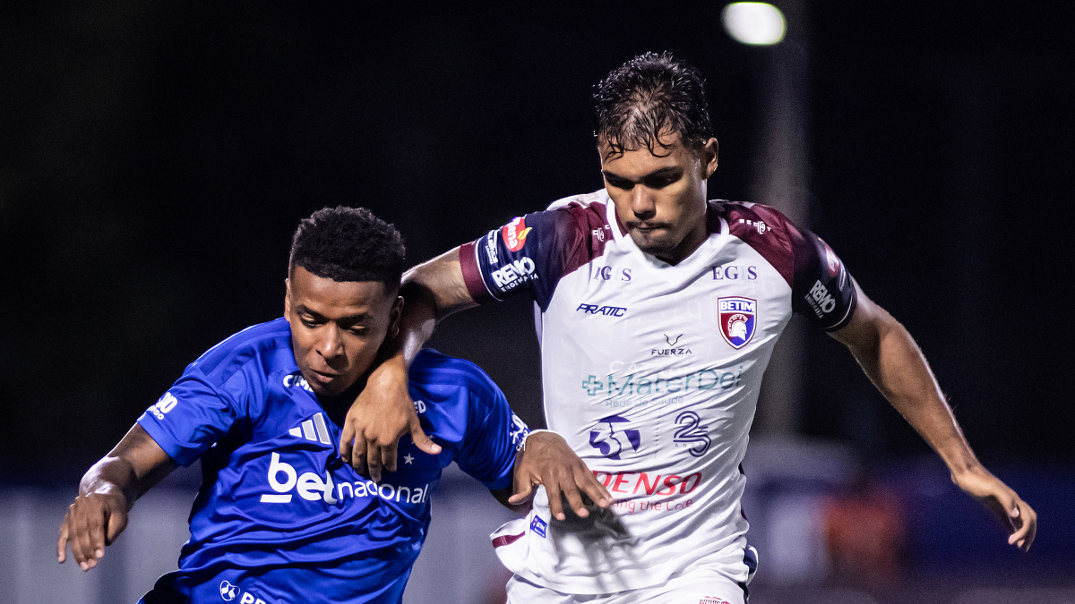 Lance de Betim x Cruzeiro (foto: Gustavo Aleixo/Cruzeiro)