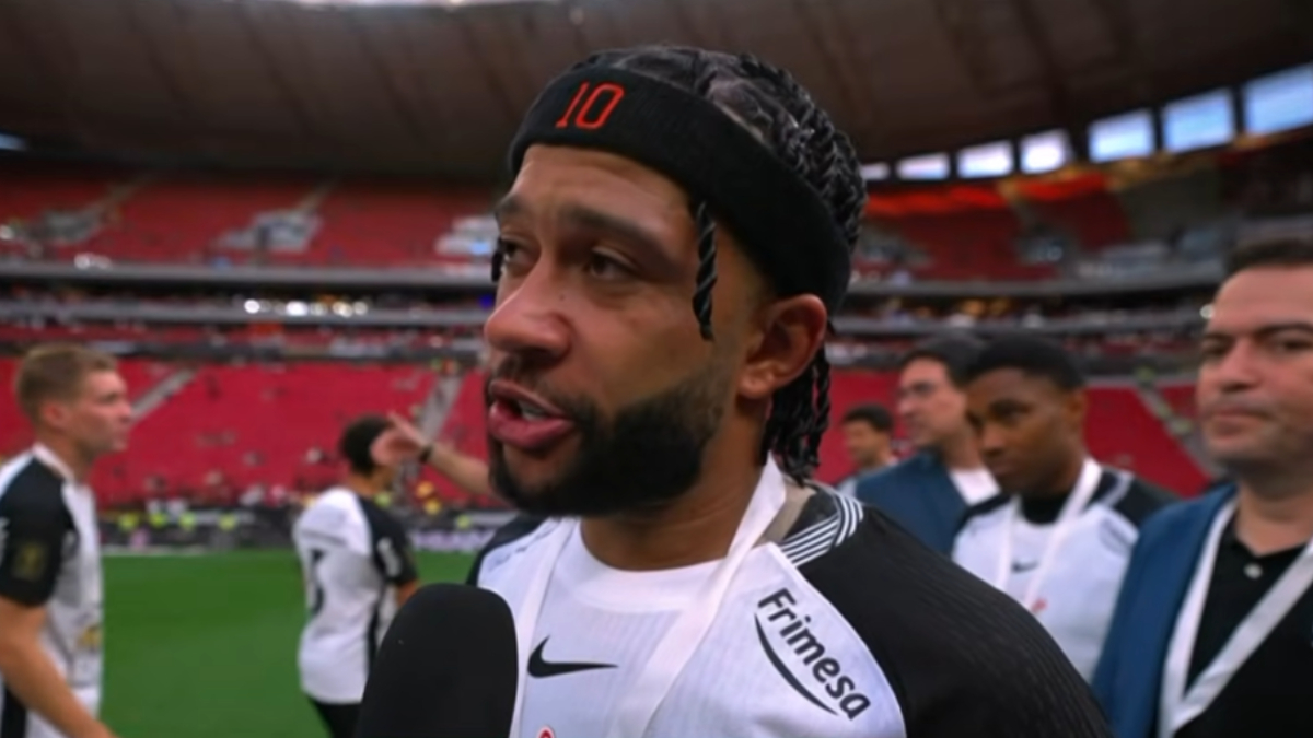 Memphis Depay, atacante do Corinthians (foto: Reprodução)