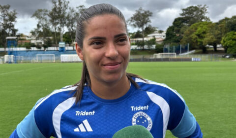 Millene diz viver sonho no Cruzeiro e recusa currículo multicampeão: ‘Ficou no passado’
