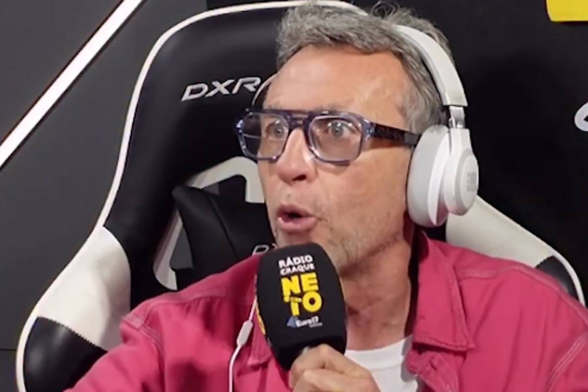 Ex-jogador Neto na Rádio Craque Neto (foto: Reprodução)