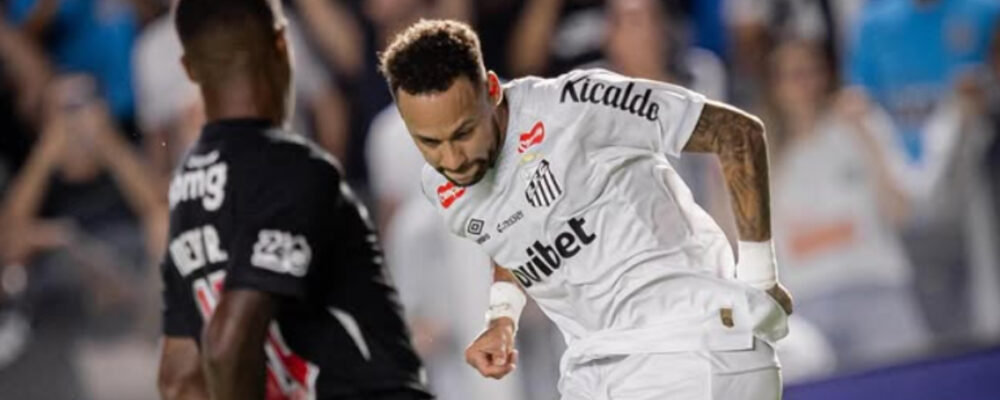 Neymar marca dois, Santos vence o Vasco e deixa lanterna do Brasileirão