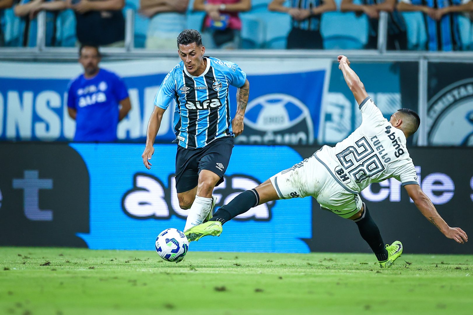 Atlético tem somente 23% de aproveitamento na Arena do Grêmio (foto: Lucas Uebel/Grêmio)