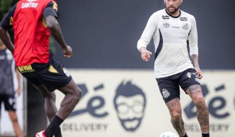 Santos aguarda último treino da semana para definir retorno de Neymar