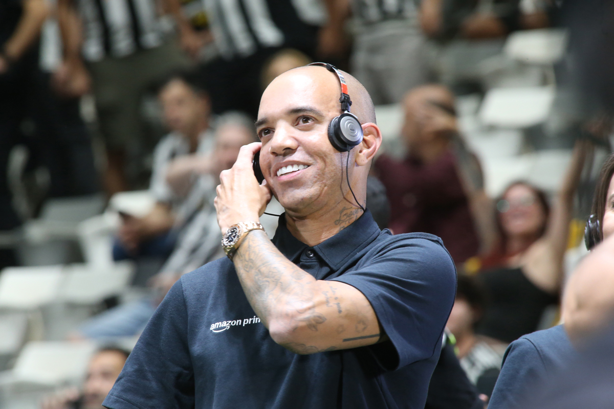 Diego Tardelli, ex-atacante do Atlético, na Arena MRV (foto: Edesio Ferreira/EM/D.A. Press)