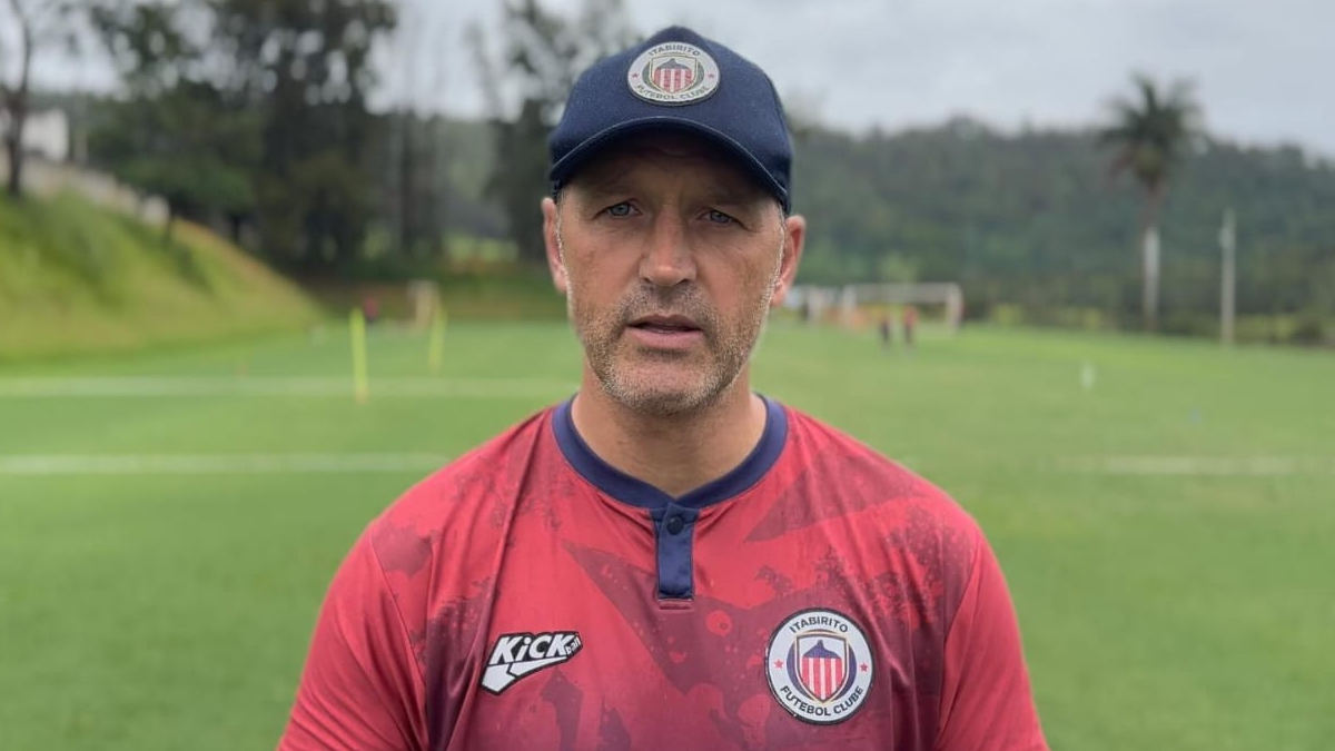 Marcelo Caranhato, técnico do Itabirito (foto: Antônio Lucas/Itabirito)