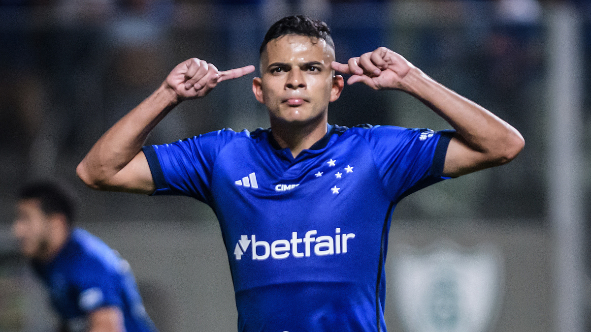 Bruno Rodrigues, jogador do Cruzeiro (foto: Gustavo Aleixo/Cruzeiro)