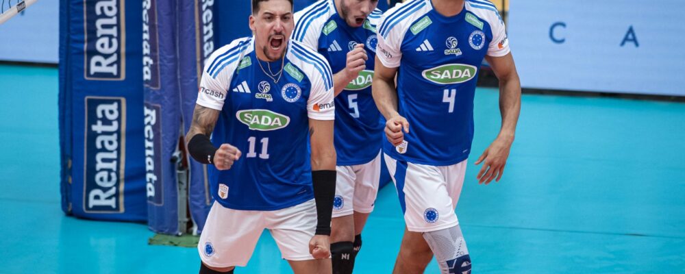 Vôlei: Cruzeiro bate Minas, vai à final do Sul-Americano e garante vaga no Mundial