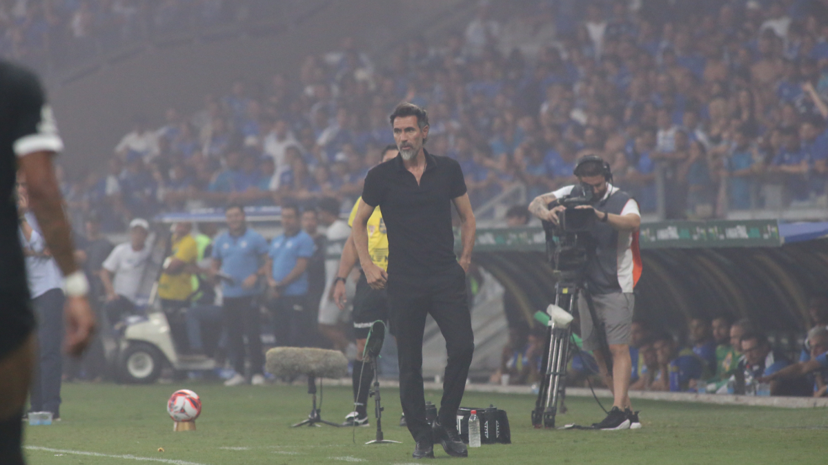 Eduardo Domínguez, técnico do Atlético - (foto: Edesio Ferreira/EM/D.A Press)