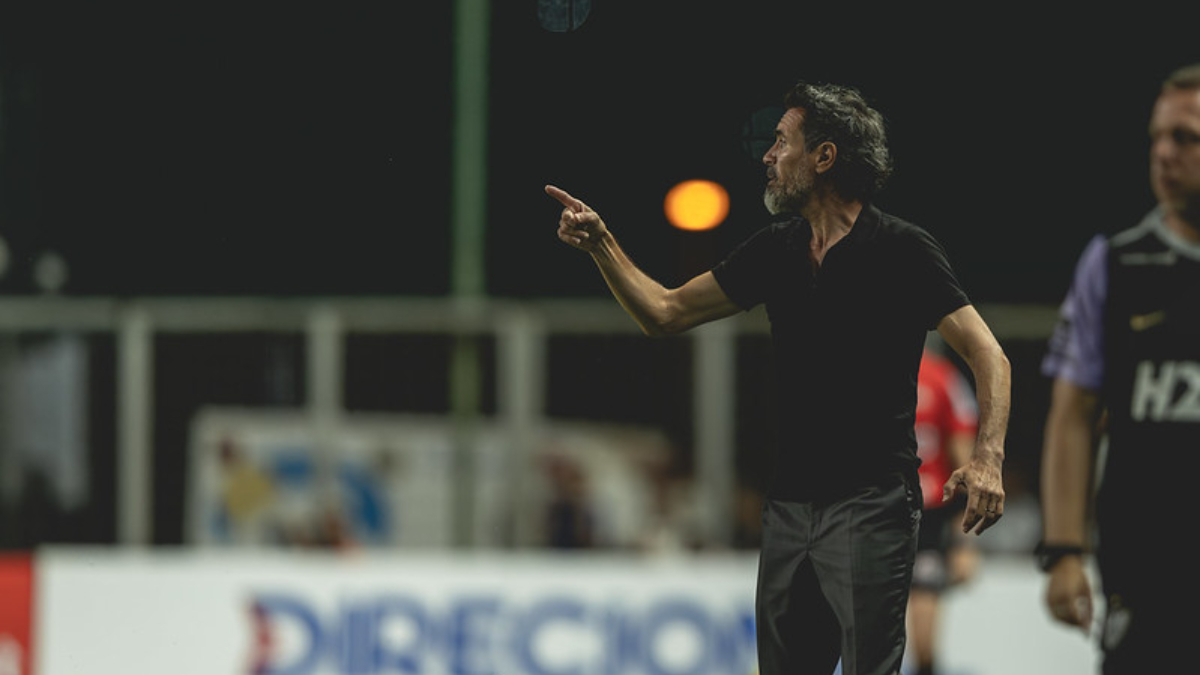 Domínguez, técnico do Atlético (foto: Pedro Souza/Atlético)