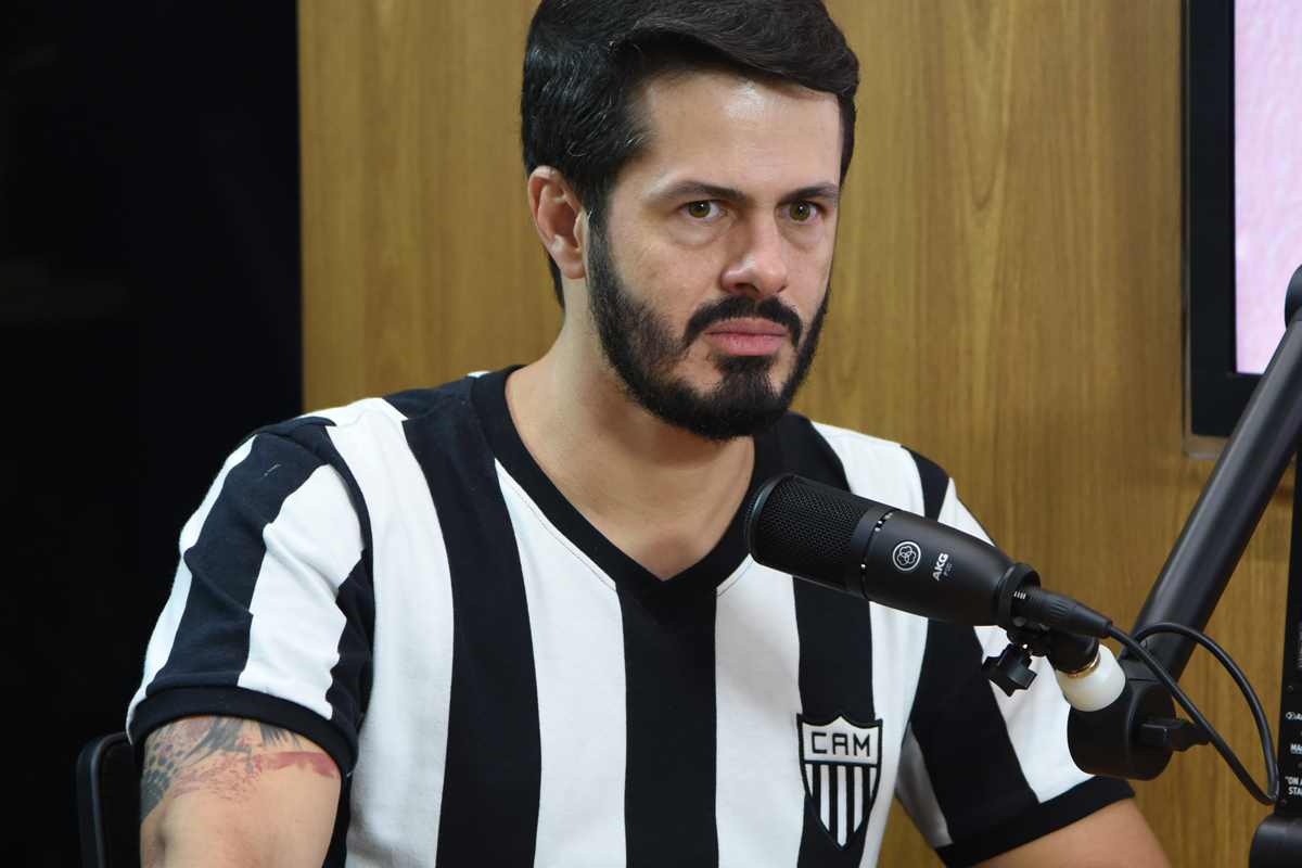 Fael Lima, representante da torcida do Atlético no Alterosa Esporte (foto: Gladyston Rodrigues/EM/D.A. Press)