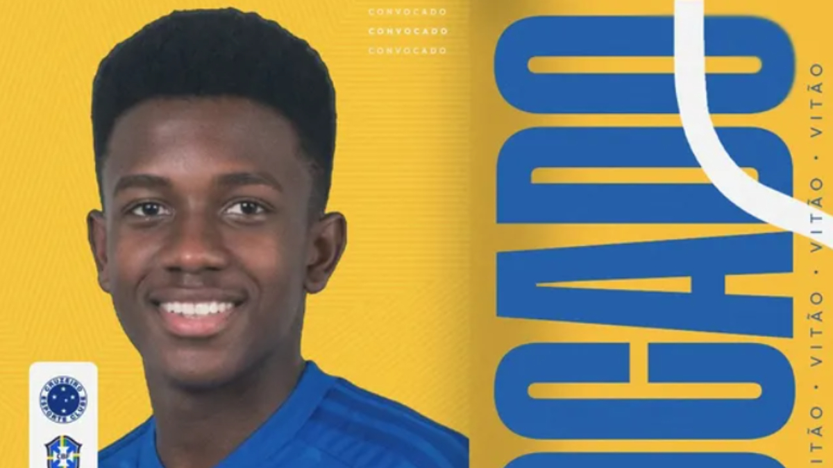 Cria do Cruzeiro é convocado para Seleção Brasileira Sub-20