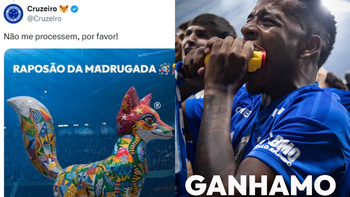 Cruzeiro faz série de provocações ao Atlético com memes: ‘Cisca’