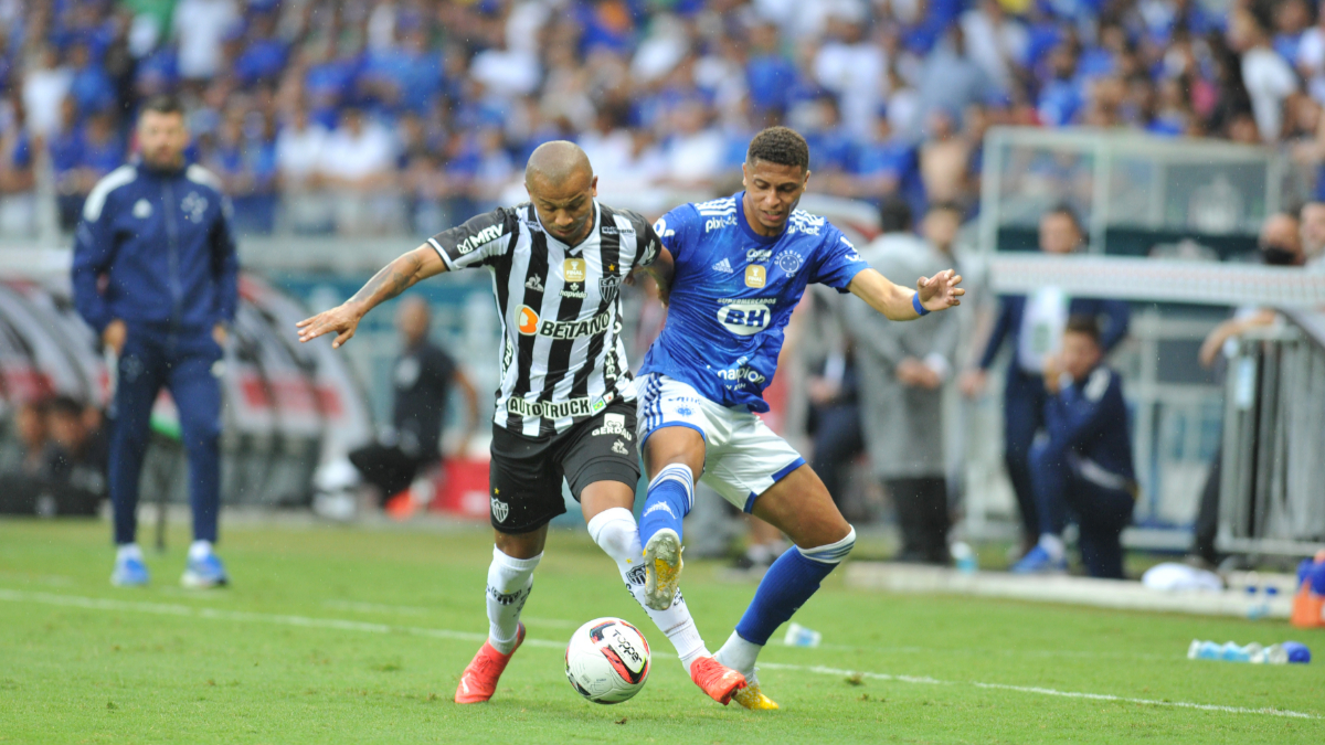 Cruzeiro e Atlético em final única do Mineiro em 2022 (foto: Alexandre Guzanshe/EM/D.A Press)