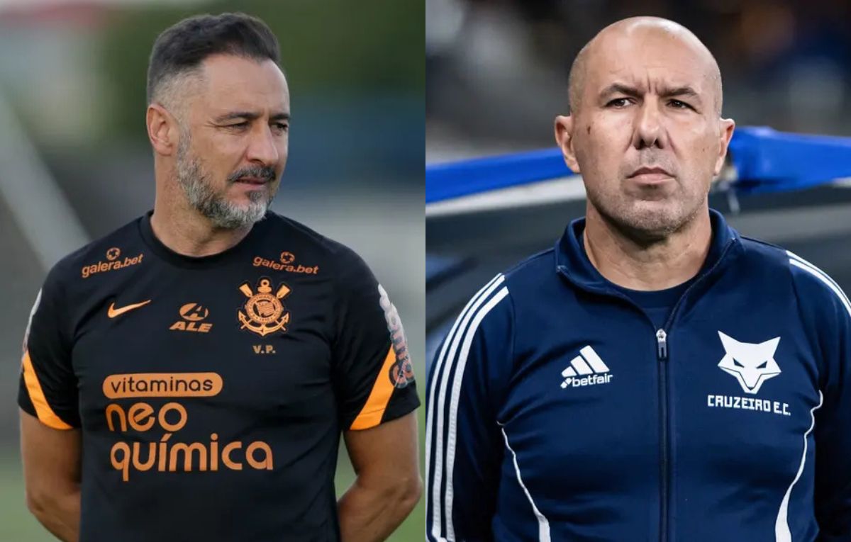 Vítor Pereira e Jardim (foto: Rodrigo Coca/Ag Corinthians e Gustavo Aleixo/Cruzeiro)
