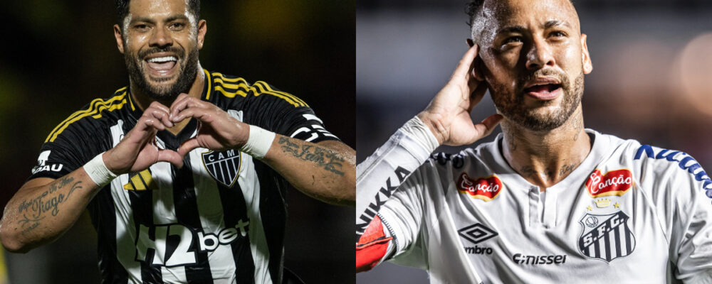 Hulk e Neymar se isolam em marca expressiva no Brasil após aposentadoria de artilheiro