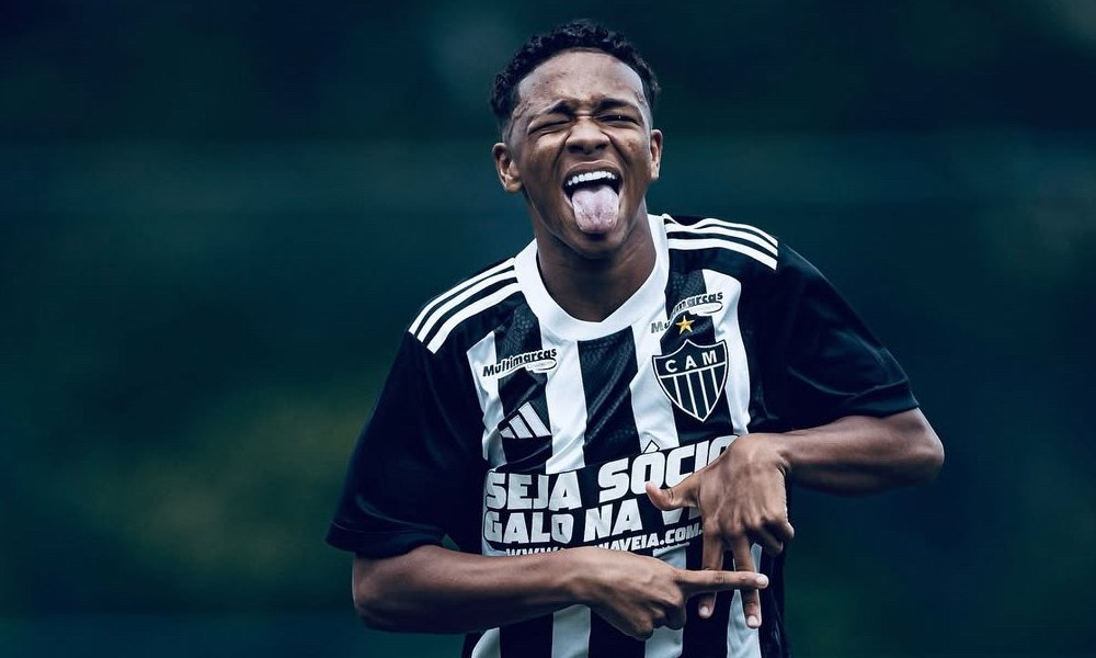 Gabriel Veneno comemora gol pelo Atlético (foto: Divulgação/Atlético)