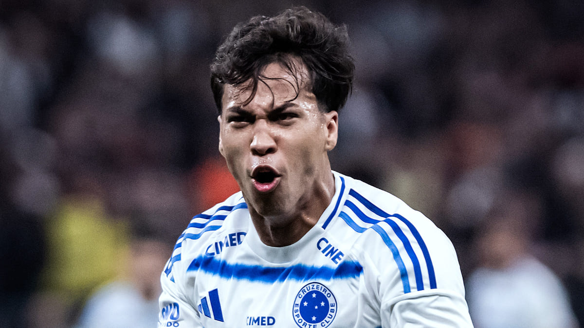 Artilheiro do Cruzeiro, Kaio Jorge marcou 26 gols em 2025 (foto: Gustavo Aleixo/Cruzeiro)