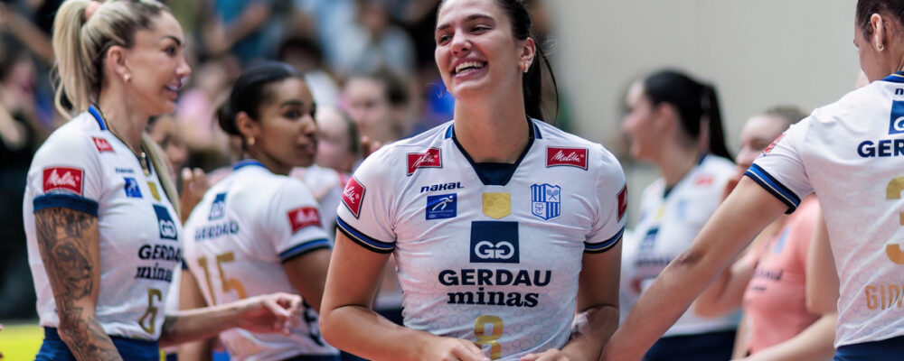 Vôlei: Júlia Kudiess, do Minas, tieta ídolo do Atlético em jogo do Brasileiro