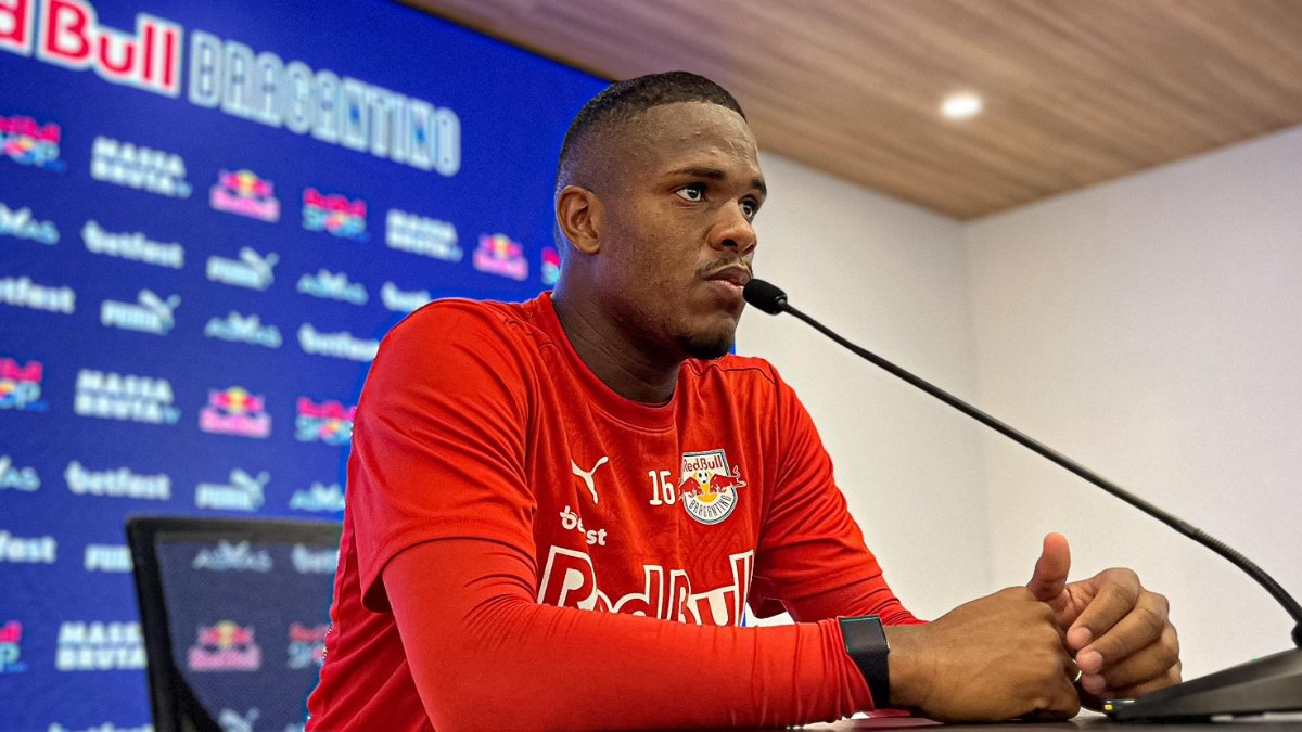 Gustavo Marques, zagueiro do Bragantino (foto: Divulgação/Bragantino)