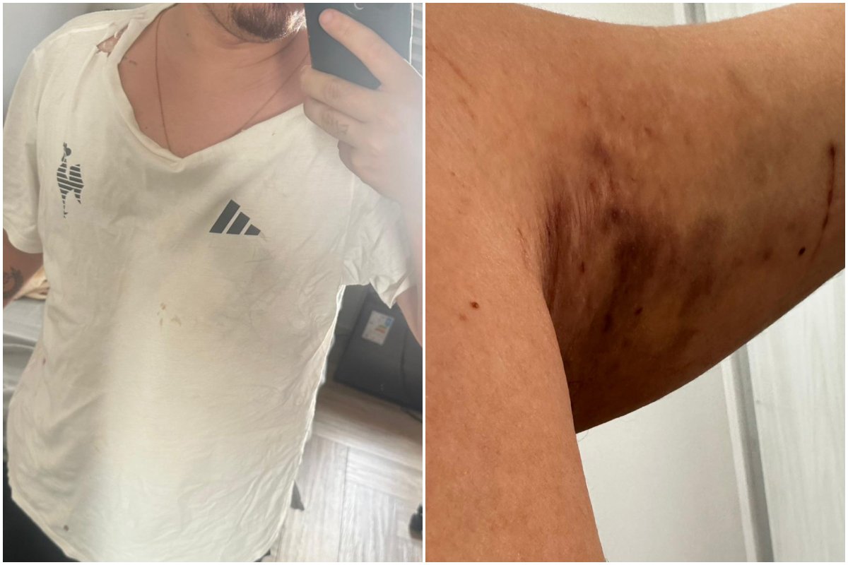 Guilherme Nunes foi agredido por segurança na Arena MRV, estádio do Atlético - (foto: Imagens cedidas ao No Ataque)