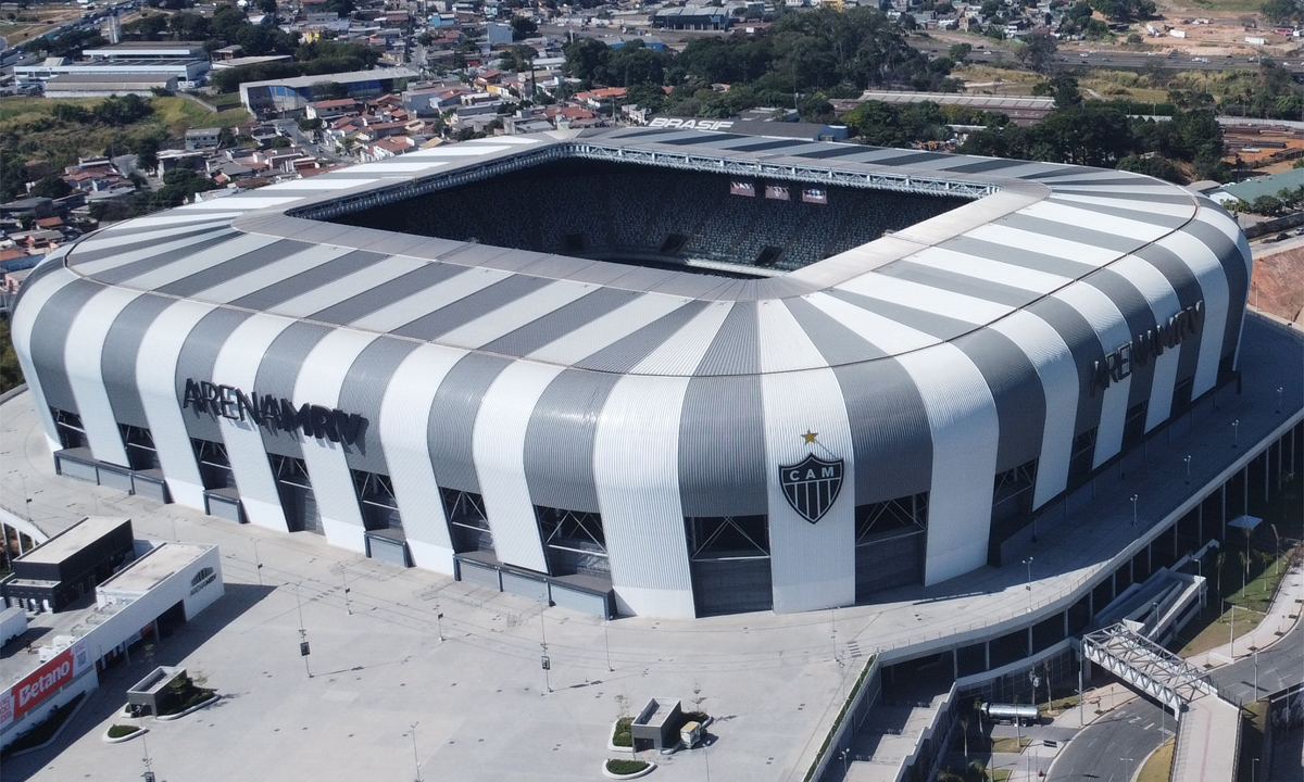 Atlético: Arena MRV tem menor valor de naming rights dos estádios da Série A; ranking