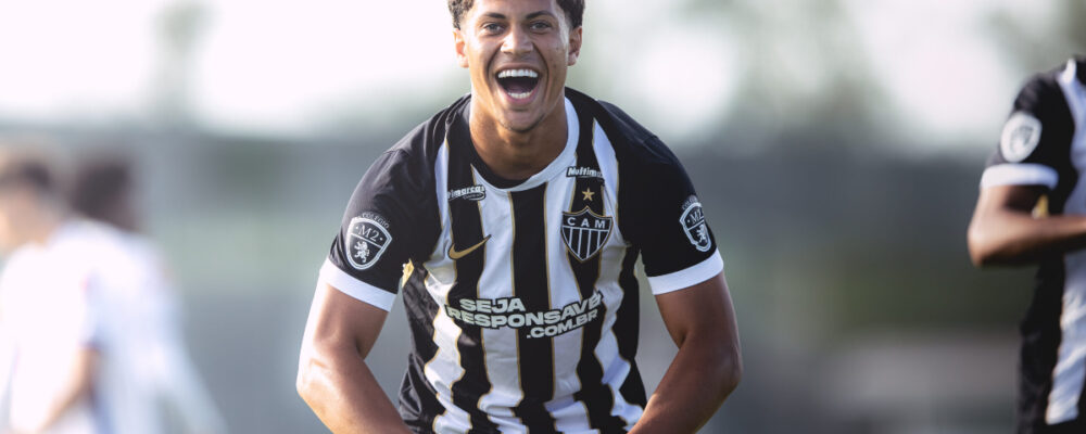 Filho de Hulk faz dois gols, e Atlético goleia por 10 a 0 no Mineiro Sub-20