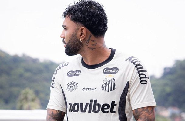 Gabigol volta a treinar e deve reforçar o Santos contra o Flamengo