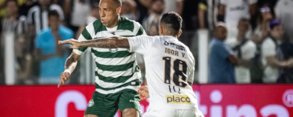 Neymar acerta trave, e Santos sai vaiado após empate com Coritiba na Copa do Brasil