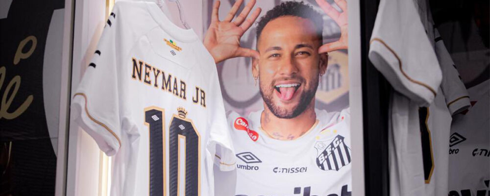 Neymar dá assistência para gol de Thaciano em Santos x Remo