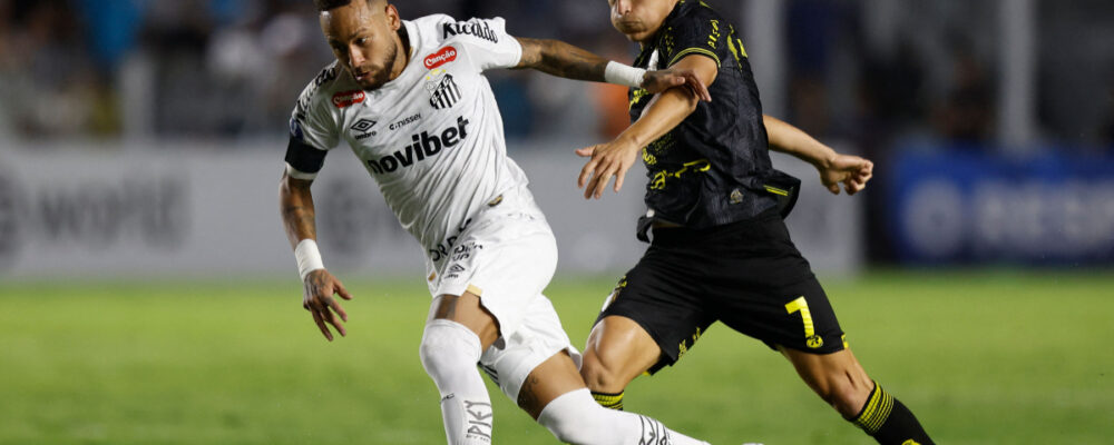 Neymar marca, mas Santos cede empate ao Recoleta pela Sul-Americana