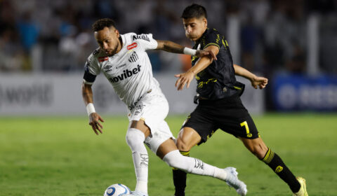 Neymar marca, mas Santos cede empate ao Recoleta pela Sul-Americana