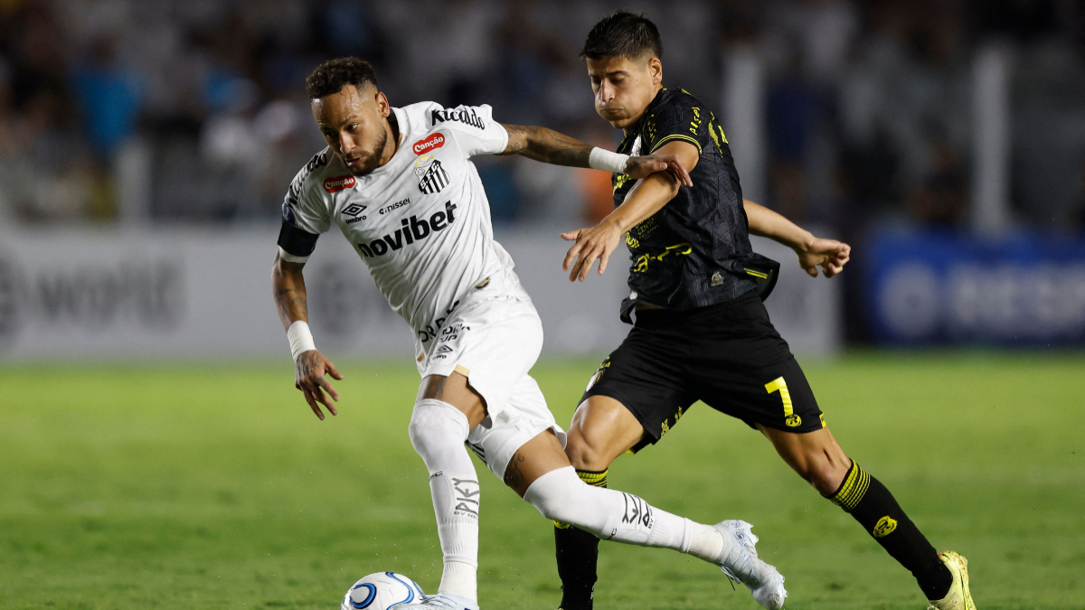 Neymar marca, mas Santos cede empate ao Recoleta pela Sul-Americana
