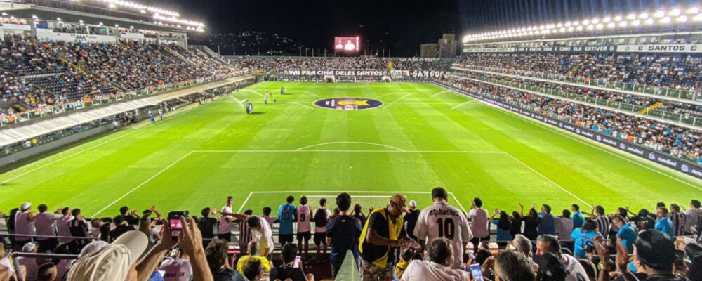 O público de Santos x Atlético na Vila Belmiro pelo Brasileiro
