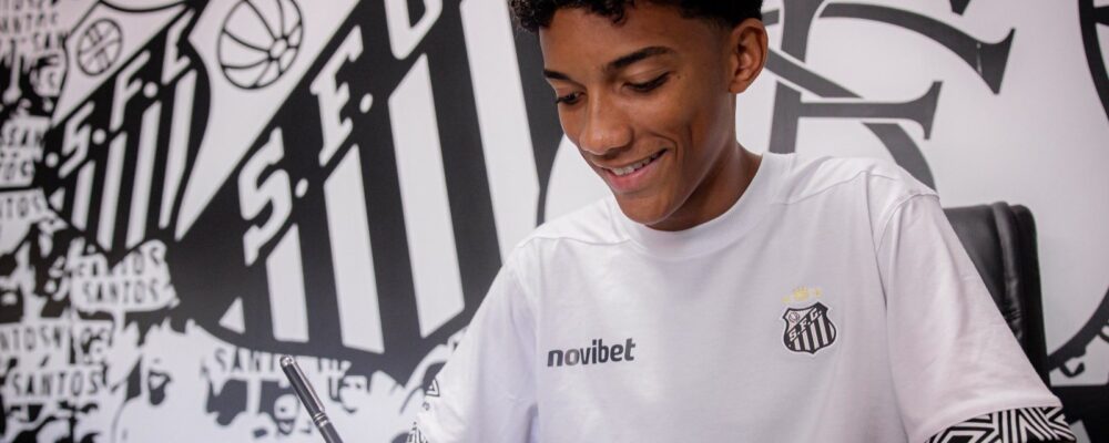 Renovação de Robinho Jr com o Santos gera repercussão internacional: ‘Novo Neymar’