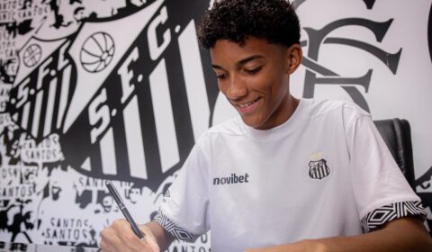 Renovação de Robinho Jr com o Santos gera repercussão internacional: ‘Novo Neymar’