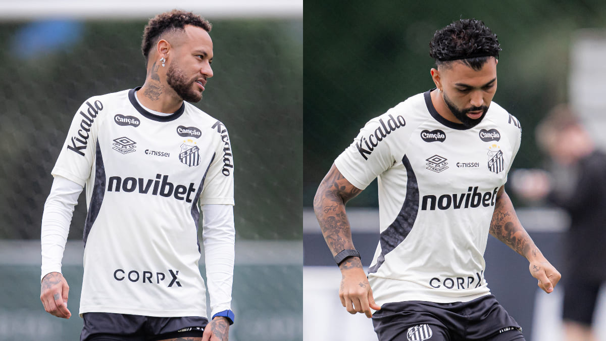 Santos confirma retornos de Neymar e Gabigol contra Atlético