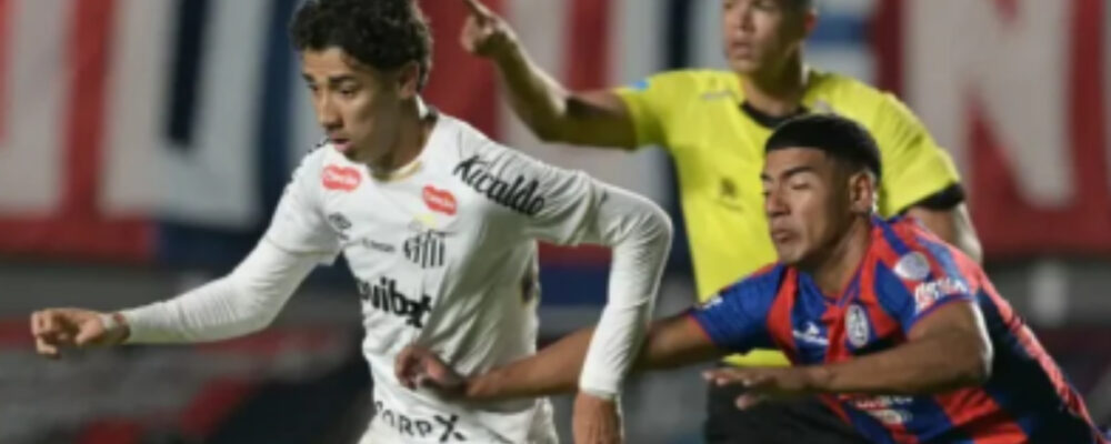 Santos empata com o San Lorenzo-ARG na Sul-Americana e se complica