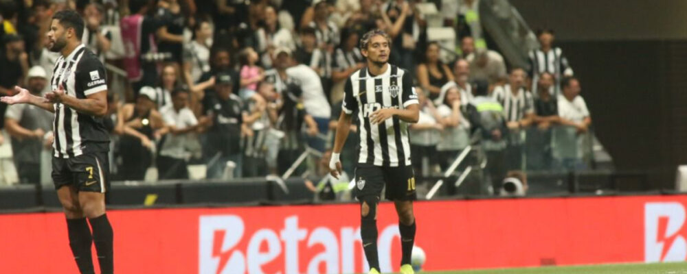 Scarpa admite ‘sorte’ em gol e celebra feito do Atlético: ‘Não lembro da última vez’