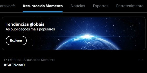 Torcedores do Atlético colocam #SAFNota0 entre assuntos em alta no X