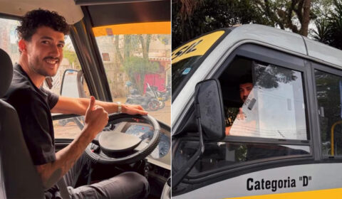 Zagueiro do Corinthians tira carteira de ônibus; entenda