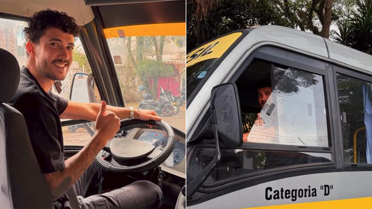 Zagueiro do Corinthians tira carteira de ônibus; entenda