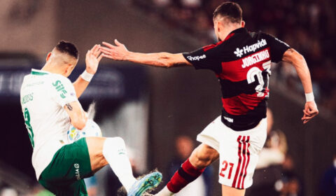Atleta do Flamengo diz que vitória do Palmeiras por 3 a 0 ‘não concorda com o jogo’
